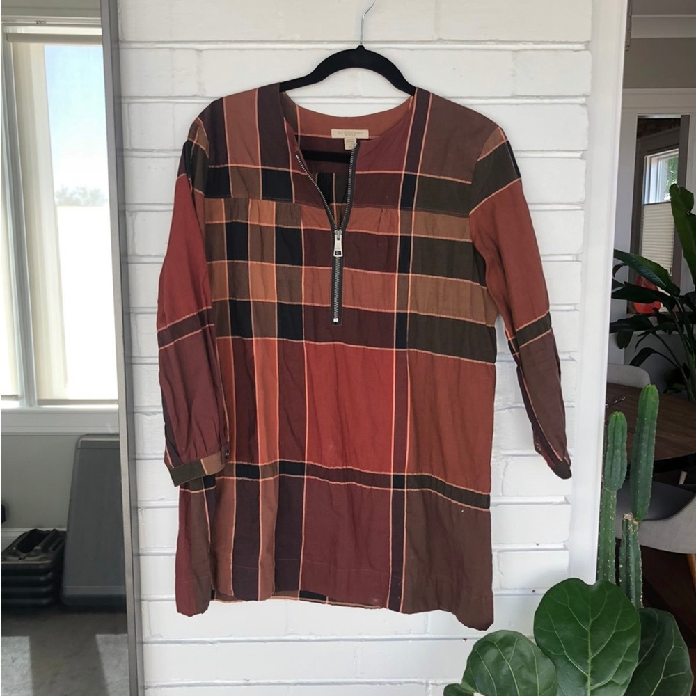 Burberry Brit Designer Check Blouse XS
